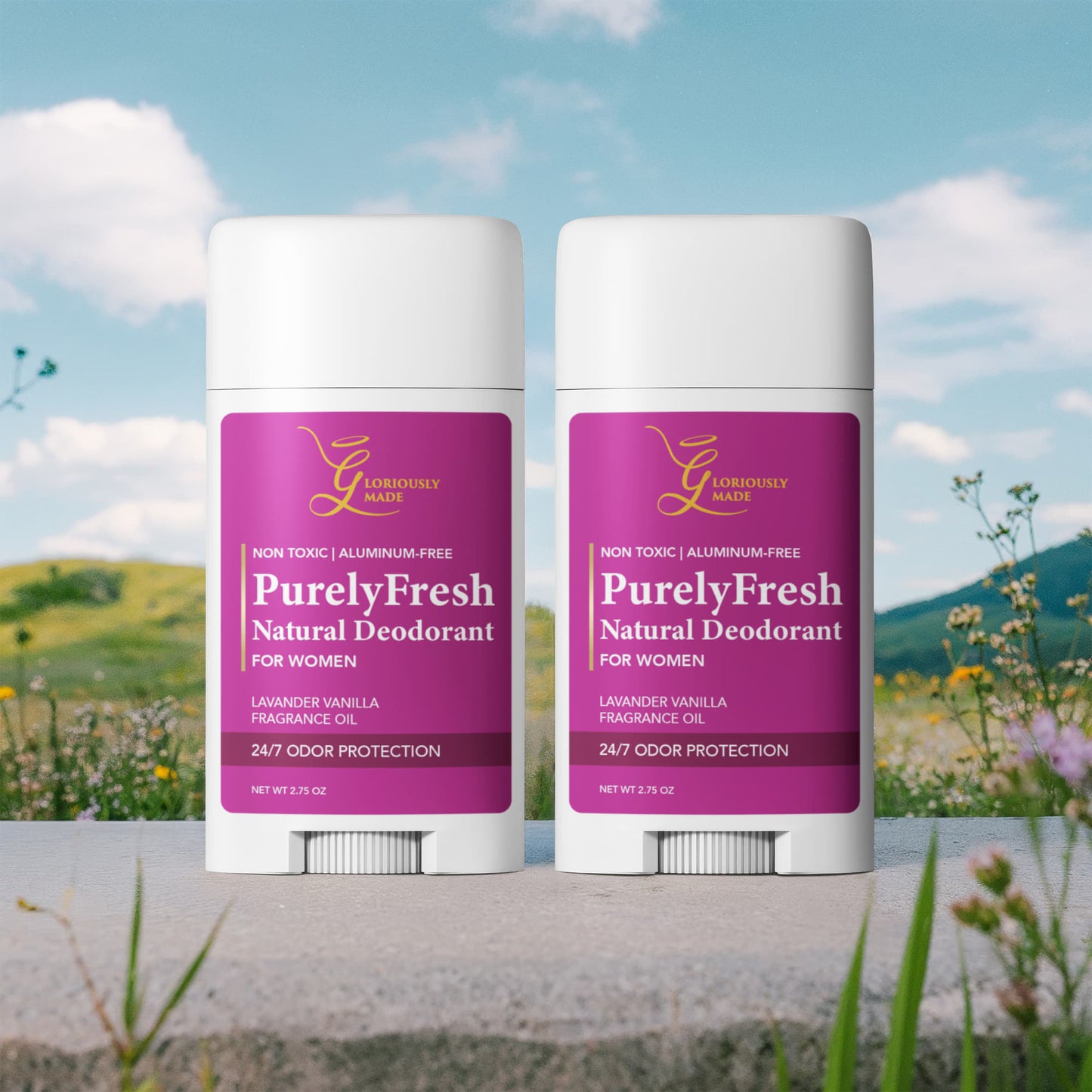 PurelyFresh Natural Deodorant