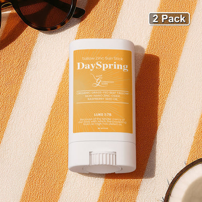 2 Pack Day Spring Tallow Zinc Sun Stick